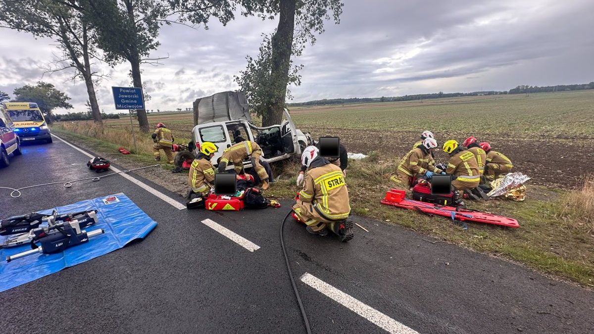 Dramatyczny wypadek. Dron zakłócił działania ratownicze.
