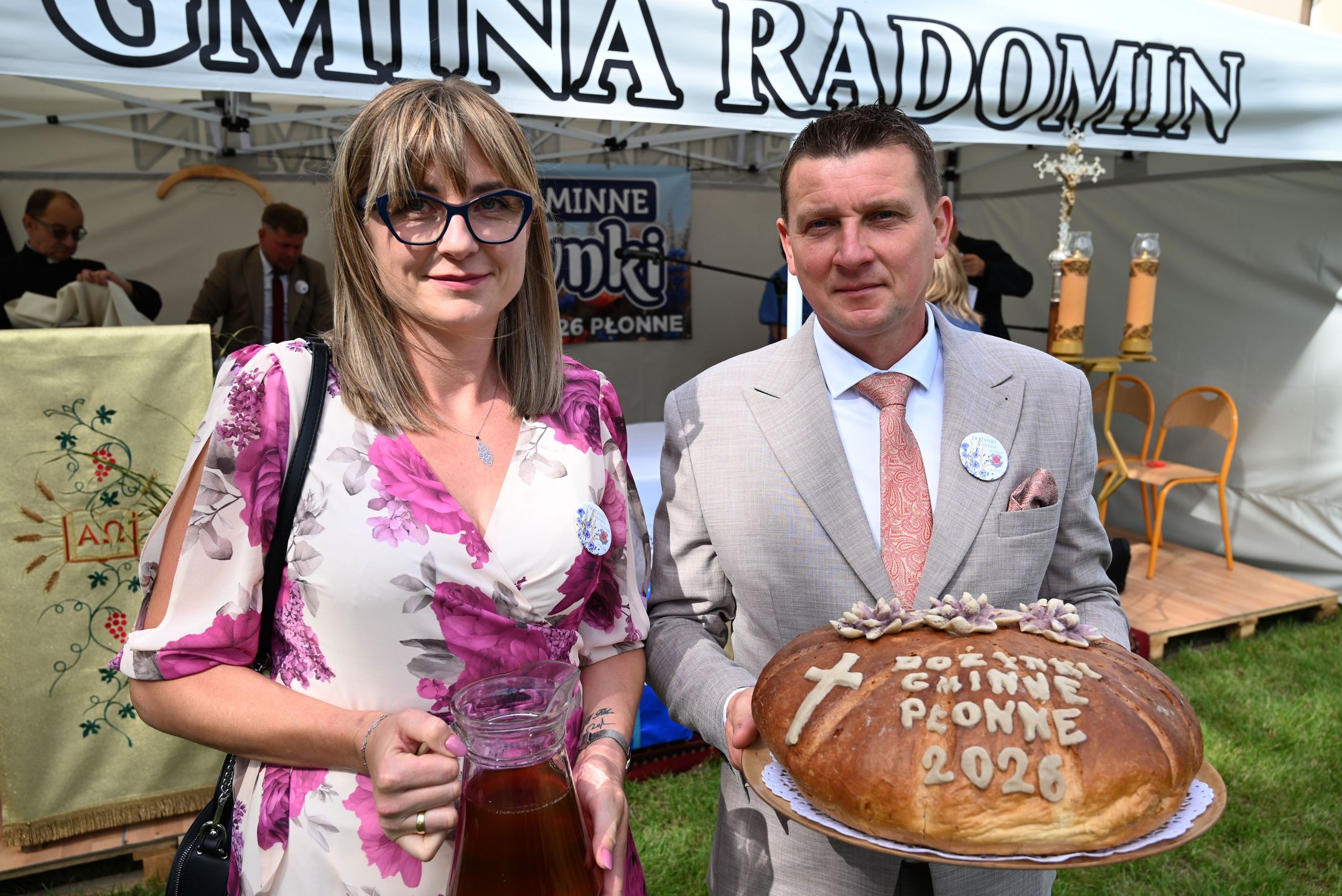 Gospodarzem dożynek gminy Radomin było Płonne