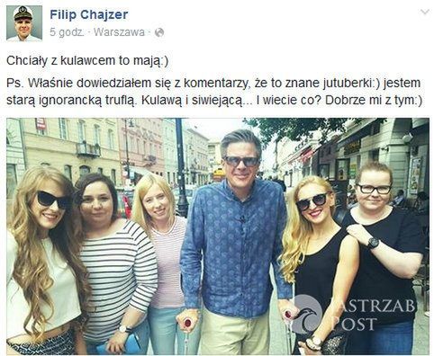 Filip Chajzer (fot. Instagram)