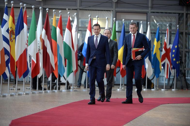 Bruksela, 23.02.2018. Mateusz Morawiecki podczas nieformalnego szczytu unijnych przywódców.
