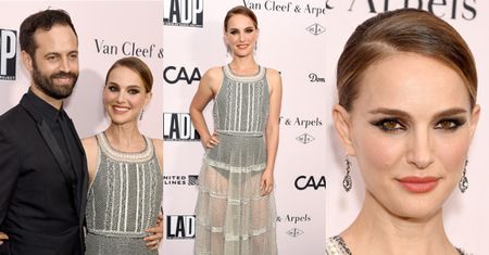 38-letnia Natalie Portman eksponuje nogi w prześwitującej sukni na gali LA Dance Project (ZDJĘCIA)