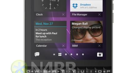 BlackBerry Porsche Design P'9983: tył telefonu uchwycony online
