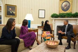 Obama spotkał się z Malalą Yousafzai
