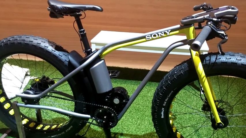 Prototyp inteligentnego roweru Sony na wideo