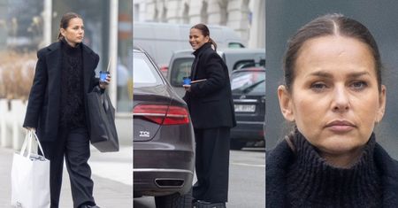 Paulina Sykut-Jeżyna buszuje po luksusowych butikach, człapiąc w mokasynach Prady za 4 tysiące złotych i sącząc kawkę na wynos