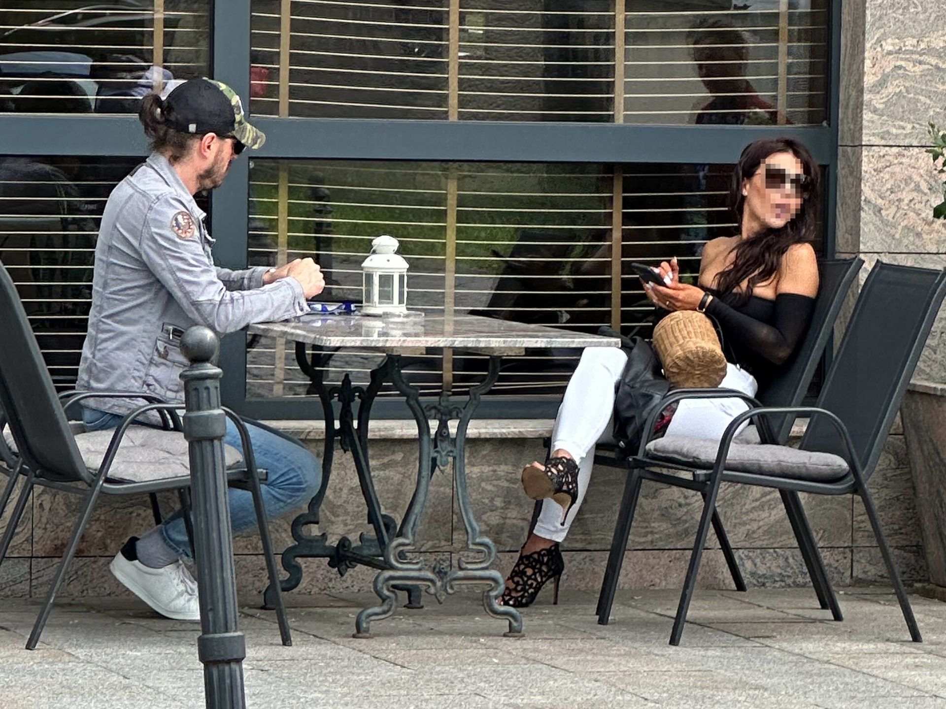 Piotr Cugowski z partnerką