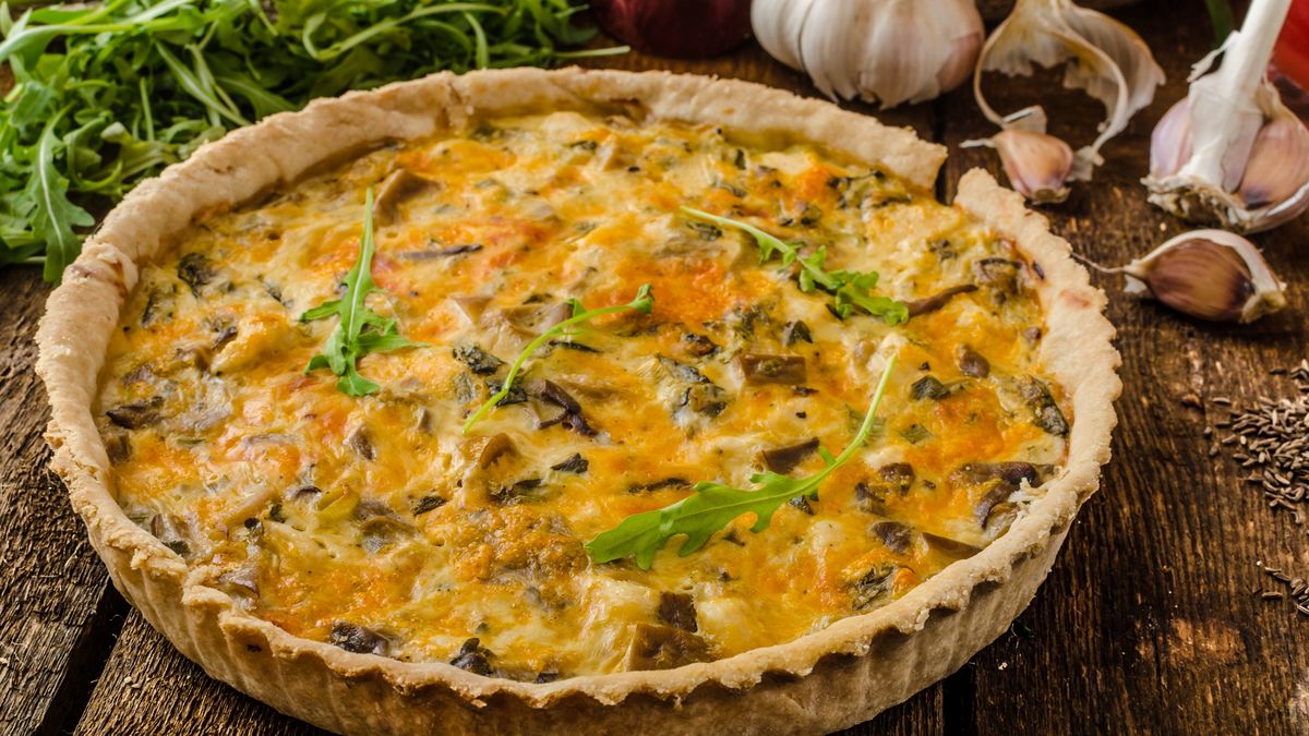 Quiche aux champignons