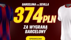 Superbet kod promocyjny: Barcelona - Sevilla. Kurs 187! Bonus 374 zł (15.03)