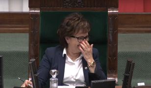 Sejm. Marszałek Elżbieta Witek znów ofiarą ataku śmiechu