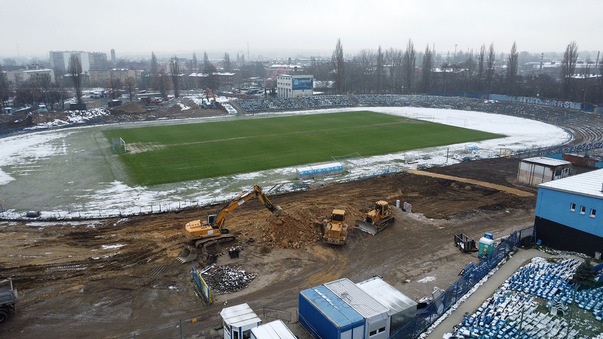 Facebook / ADM Serwis / Miejsce po rozbiórce stadionu Ruchu Chorzów