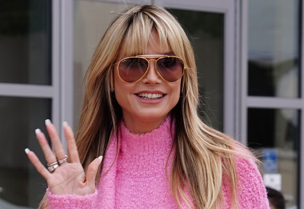 Heidi Klum zdecydowała się na kolorowego frencha 