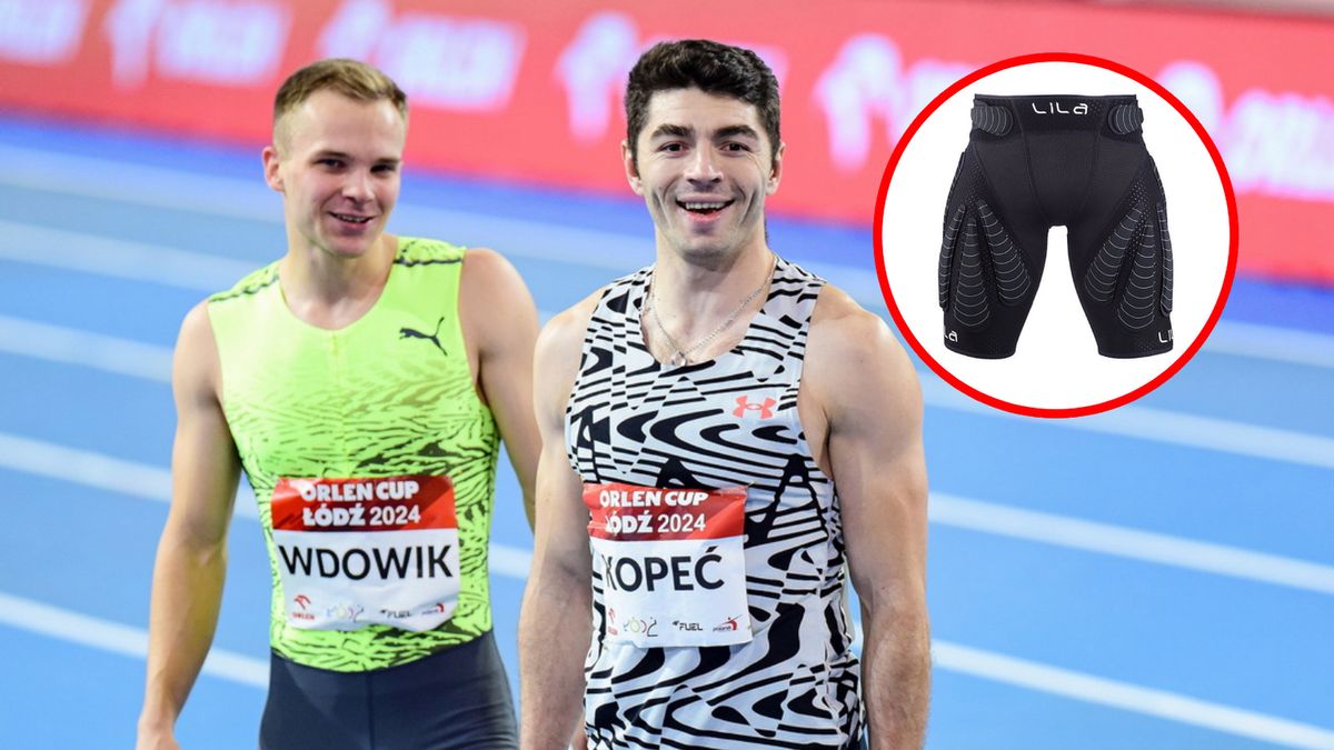 WP SportoweFakty / Paweł Piotrowski / Na zdjęciu: Oliwer Wodik i Dominik Kopeć, w kółku spodenki Exogen