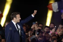 Emmanuel Macron zabrał głos po wygranych wyborach prezydenckich we Francji