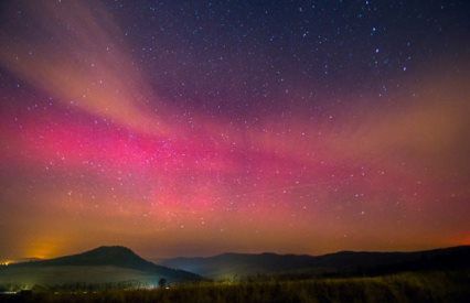 Zorze polarne nad Polską - nadzwyczajne zjawisko