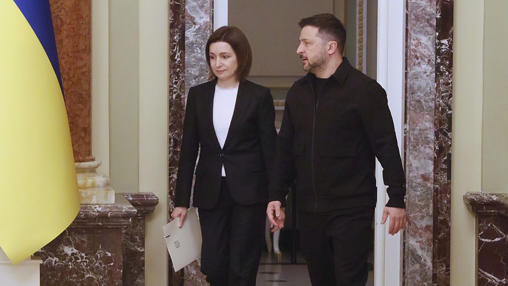 Maia Sandu i Wołodymyr Zełenski