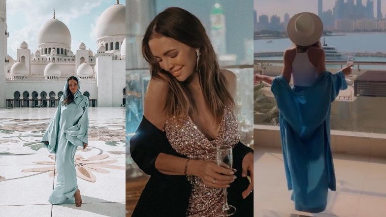 Anna Wendzikowska chwali się pobytem w DUBAJU, prezentując nocne uroki miasta w CEKINOWEJ mini (ZDJĘCIA)