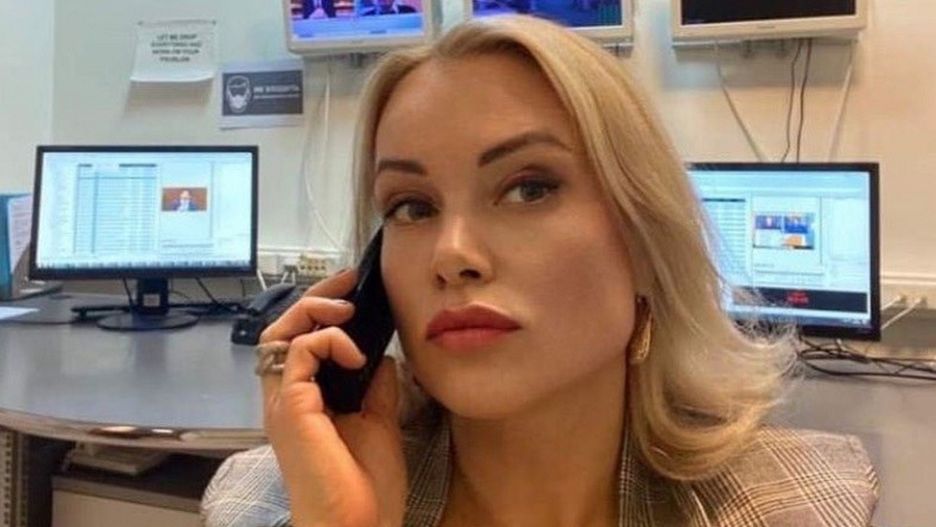 Owsiannikowa w byłej pracy. Protestowała na wizji, więc w rosyjskiej telewizji już nie pracuje