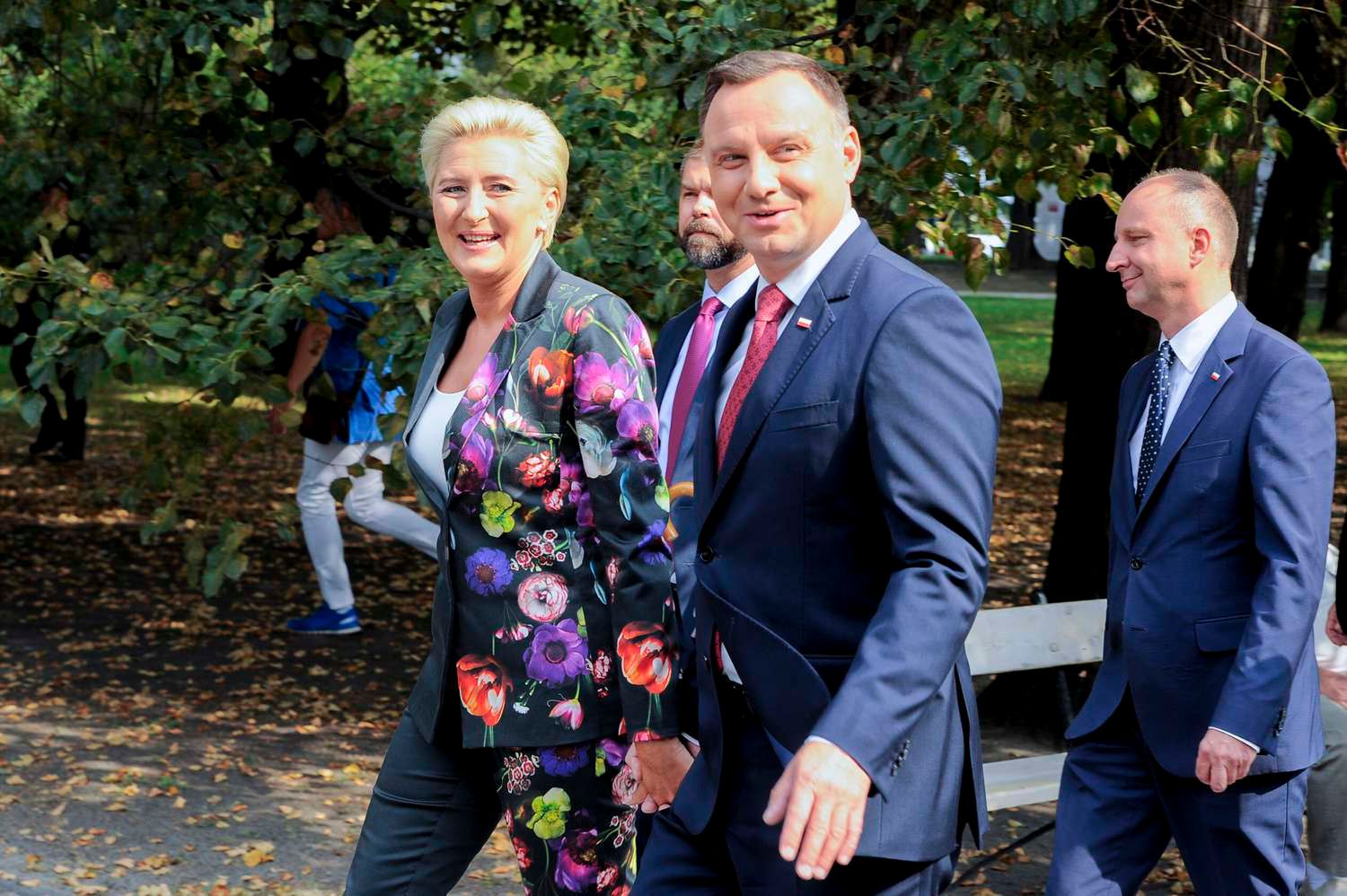 Pierwsza Dama i prezydent na Narodowym Czytaniu "Przedwiośnia"