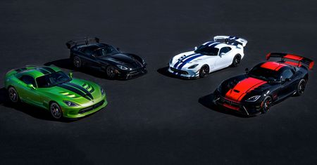 Pięć specjalnych wersji Dodge’a Vipera na pożegnanie modelu