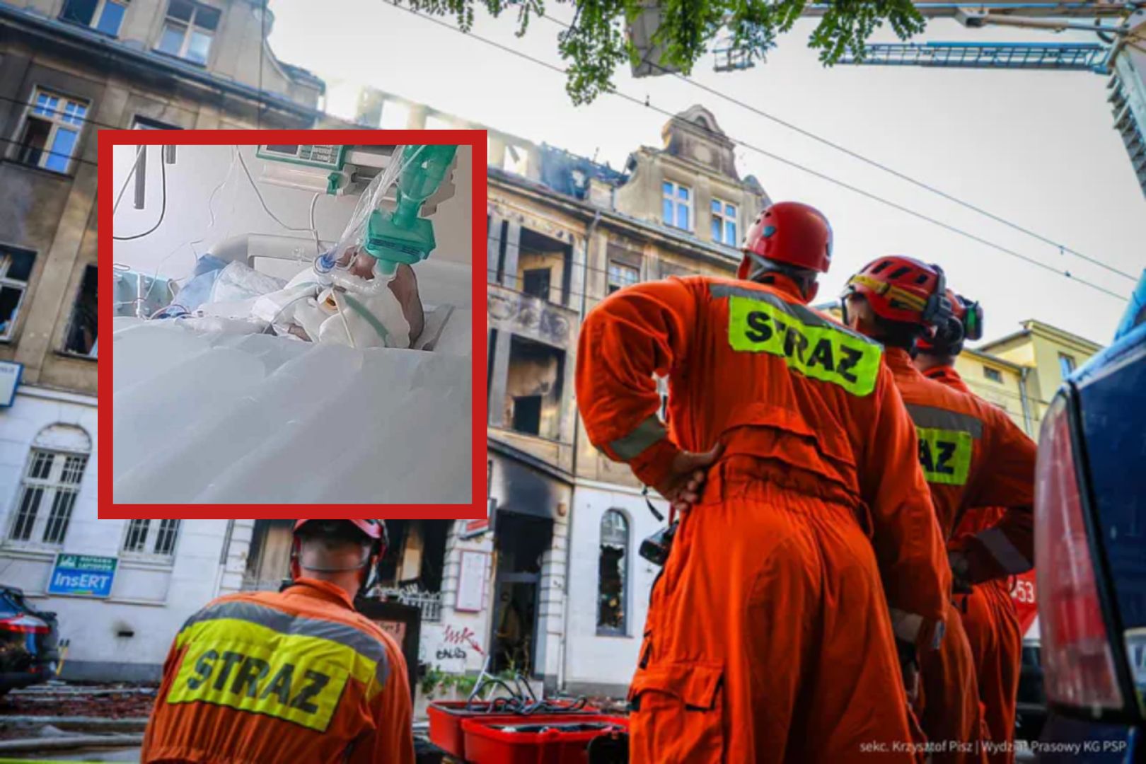 "Stan ciężki". Pan Artur nadal w szpitalu po tragicznym pożarze