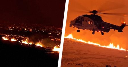 Potężna erupcja wulkanu na Islandii. Nowe nagrania zapierają dech