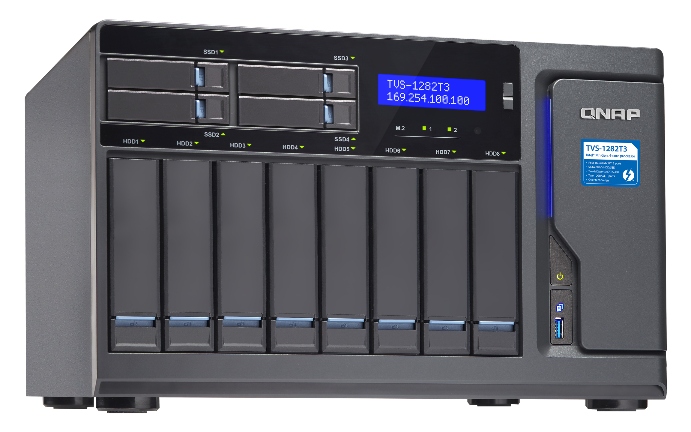 QNAP TVS-1282T3 - nowy NAS z Thunderbolt 3 3