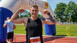 Test Coopera po raz pierwszy w Olkuszu. Prawie stu sportowców sprawdziło swoje możliwości