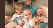 Urodziła troje dzieci w rok. Nie są to trojaczki