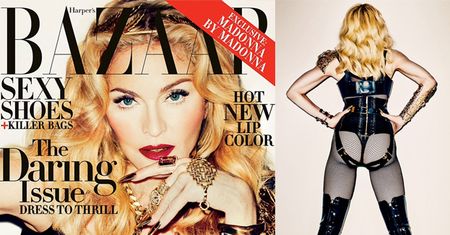 Tyłek Madonny w "Harper's Bazaar"! (FOTO)