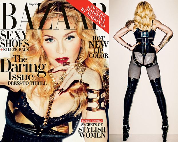Tyłek Madonny w "Harper's Bazaar"! (FOTO)