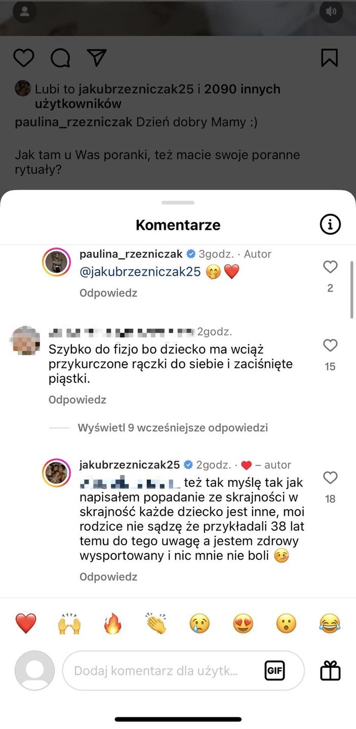 Odpowiedzi Rzeźniczaków na niepokojący wpis internautki