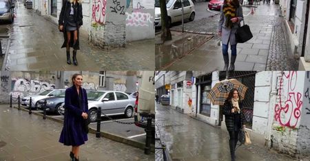 Dominika Kulczyk, Kinga Rusin, Maja Sablewska i Natalia Szroeder wychodzą ze studia Dzień Dobry TVN