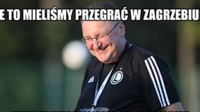 "Ile to mieliśmy przegrać w Zagrzebiu?". Memy po remisie Legii w el. LM