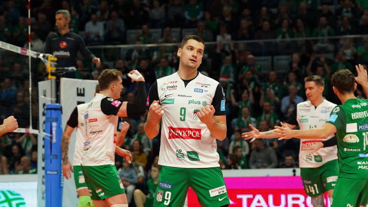 Materiały prasowe / PlusLiga / Nicolas Szerszeń w meczu Indykpol AZS-u Olsztyn ze Ślepskiem Malow Suwałki