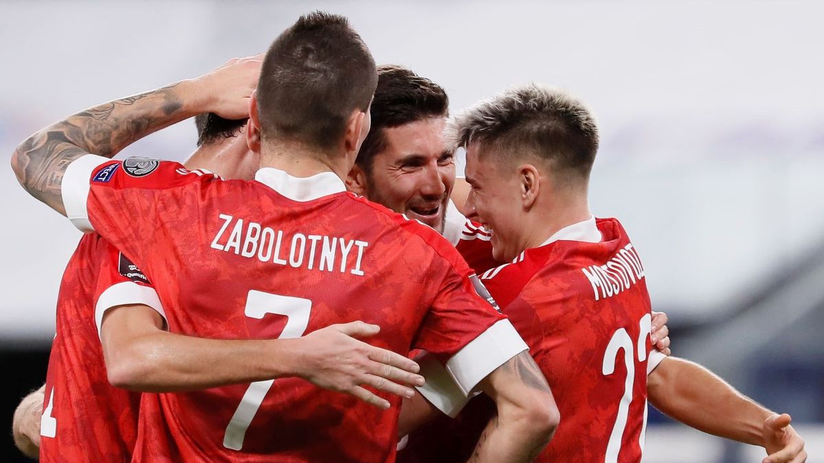 Getty Images / Na zdjęciu: piłkarze reprezentacji Rosji