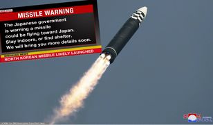 Korea Północna wystrzeliła rakietę w kierunku Japonii. Władze w Tokio alarmują