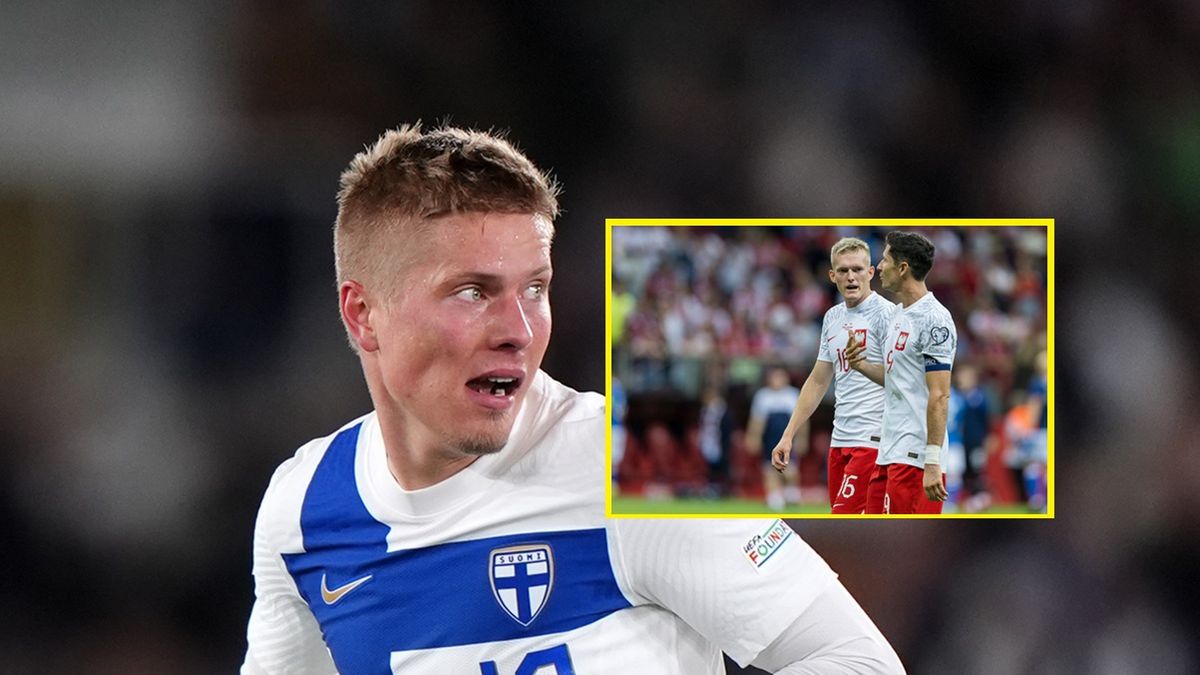   / Bradley Collyer/PA Images via Getty Imagesi i  Foto Olimpik/NurPhoto via Getty Images / Na zdjęciu: Jere Uronen oraz Robert Lewandowski i Karol Świderski (w ramce)