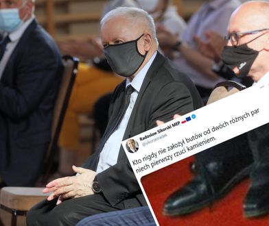 Kaczyński założył dwa różne buty? Burza w sieci