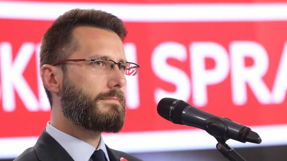 Konferencja sztabowc�w Andrzeja Dudy07.07.2020 Warszawa, Konferencja prasowa Adama Bielana i Radoslawa Fogla, fot Tomasz Jastrzebowski/REPORTER
n/z: Radoslaw FogielTomasz Jastrzebowski/REPORTER