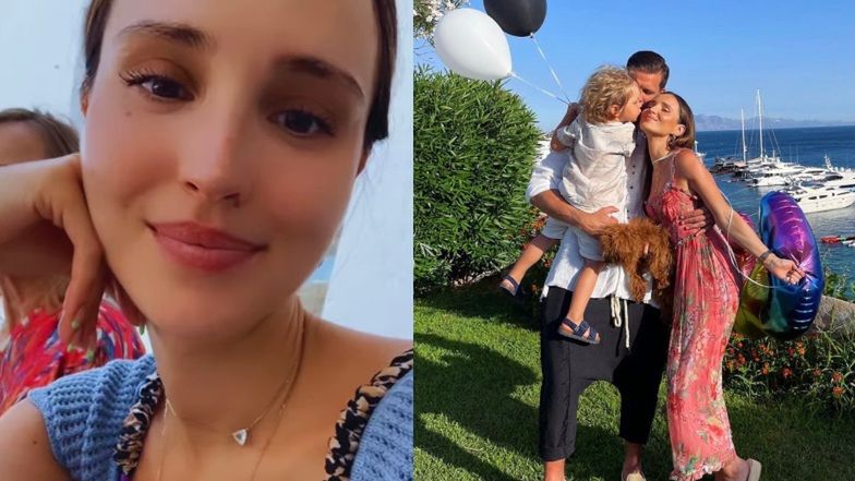 Marina i jej greckie wakacje z mężem i synem