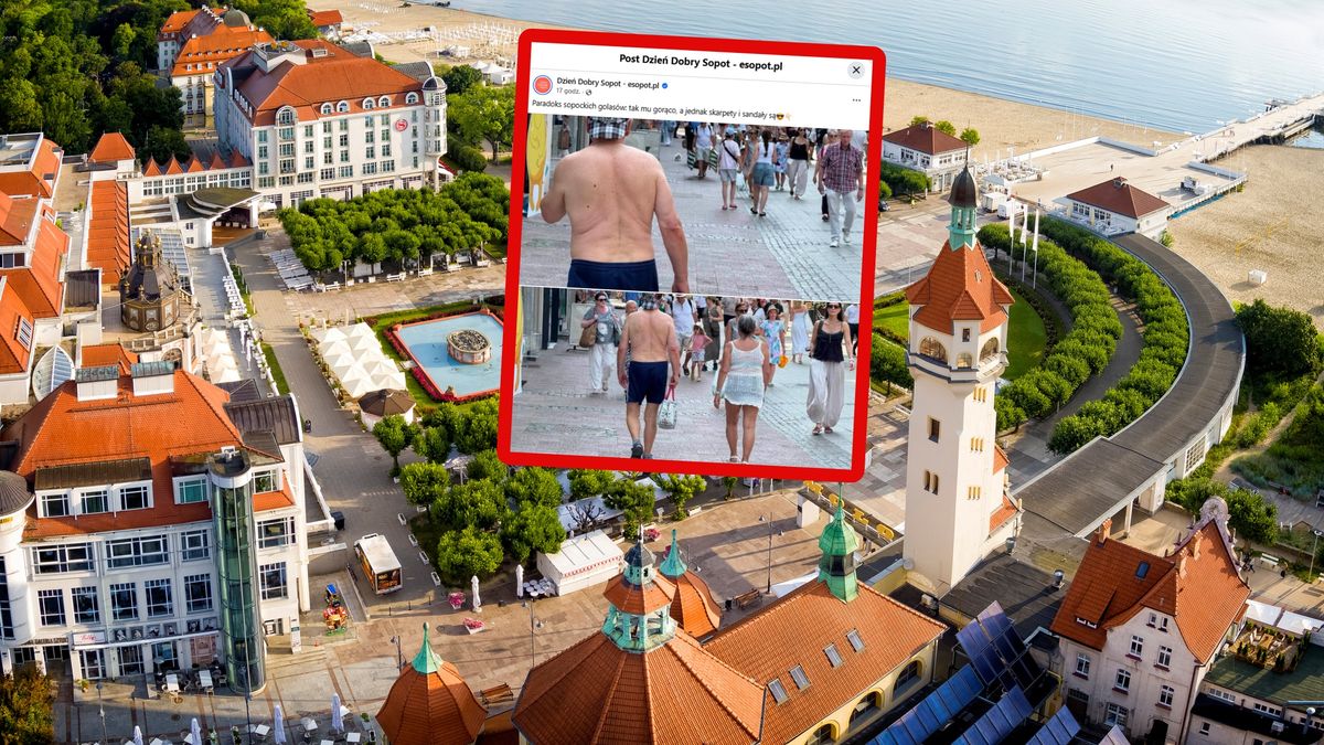 Poruszenie wokół ujęć z Sopotu.