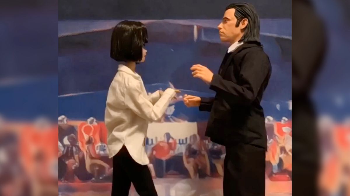 Lalki Barbie jako aktorzy. Fotograf odtwarza znane sceny z filmów i teledyski 1