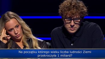 Bagi i Magda Tarnowska wygrali 75 tysięcy w "Milionerach". Zrezygnowali przy pytaniu o... ludność Ziemi. Znacie odpowiedź?