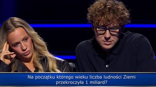 Bagi i Magda Tarnowska wygrali 75 tysięcy w "Milionerach". Zrezygnowali przy pytaniu o... ludność Ziemi. Znacie odpowiedź?