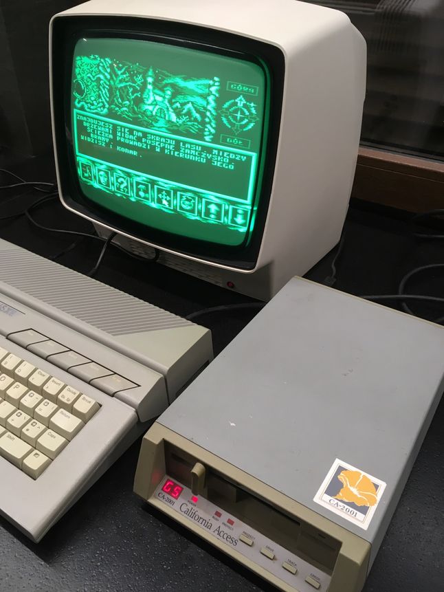 Neptun 156 (tu podpięty do Atari 65XE)