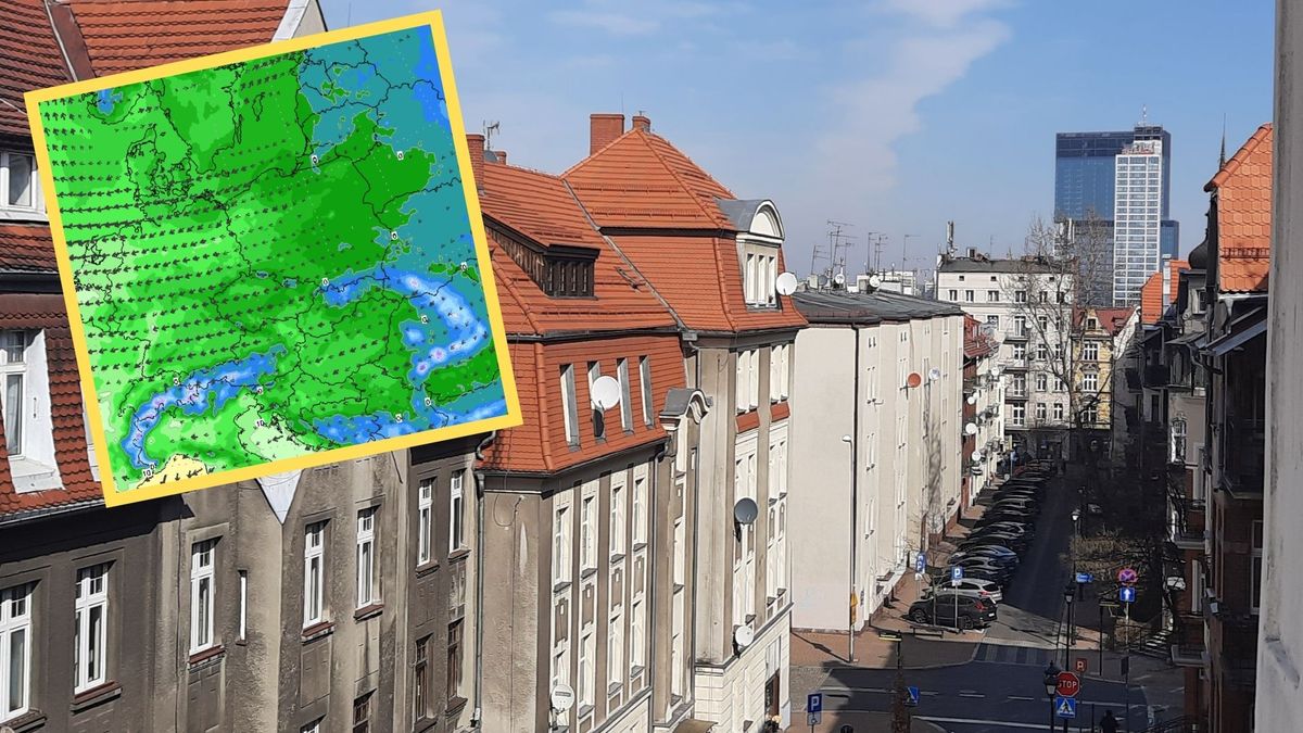 Słoneczna pogoda w Katowicach 