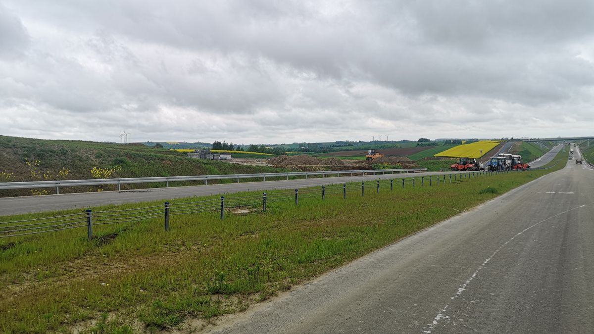 Budowa drogi S7 Moczydło-Miechów