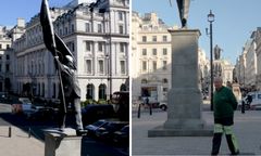 Nowe dzieło Banksy'ego stanęło w Londynie. Ludzie w szoku