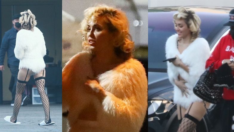 Miley Cyrus w futrzanych majtkach  