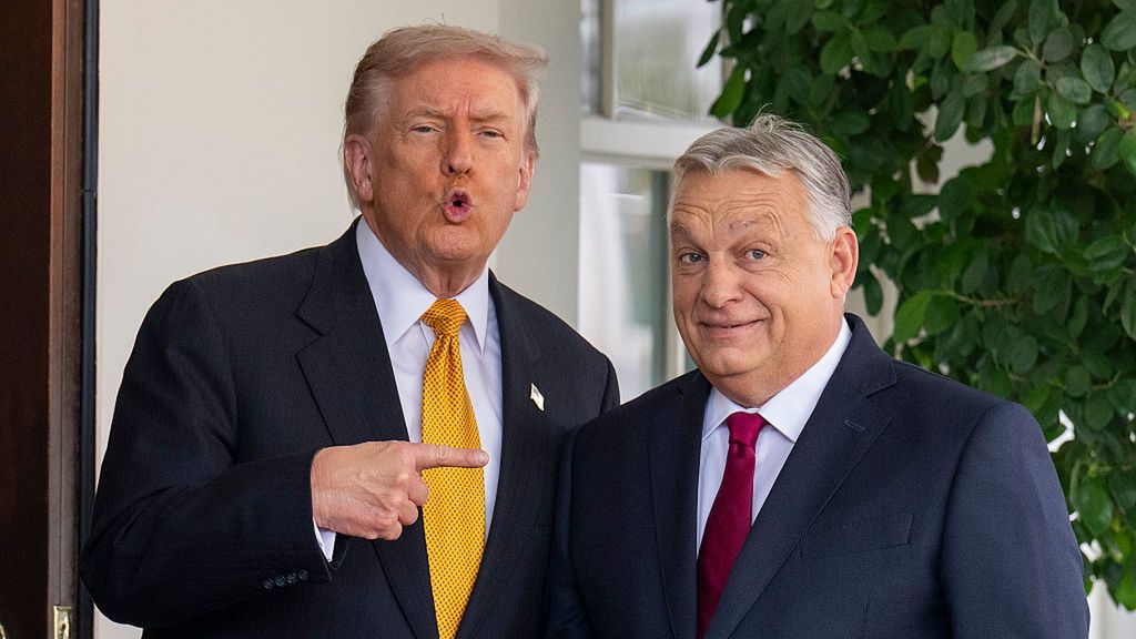 Donald Trump i Viktor Orban w Waszyngtonie
